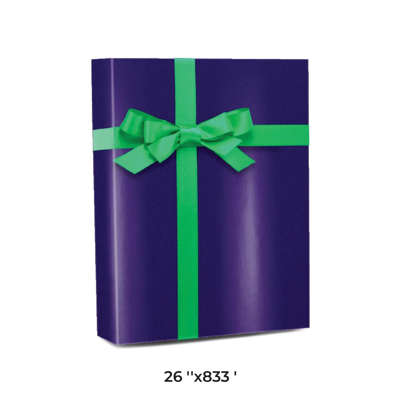 Sturdy Solid Wrapping Paper 26" x 833' 60 lbs for Reliable Wrapping